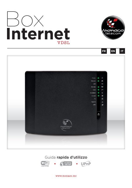 Guida rapida d'utilizzo - Monaco Telecom