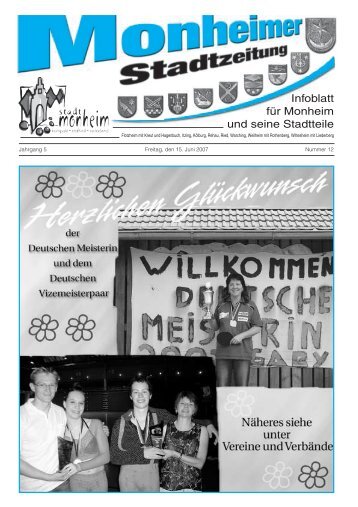 Stadtzeitung Monheim_2007-06-15.pdf - Stadt Monheim