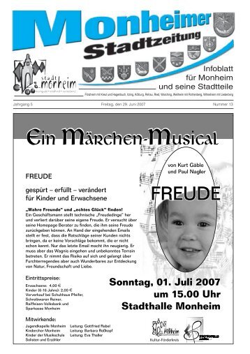 Stadtzeitung Monheim_2007-06-29.pdf - Stadt Monheim