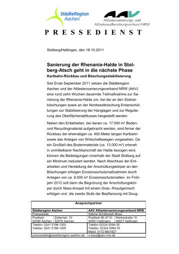 Dokument als PDF herunterladen - AAV NRW