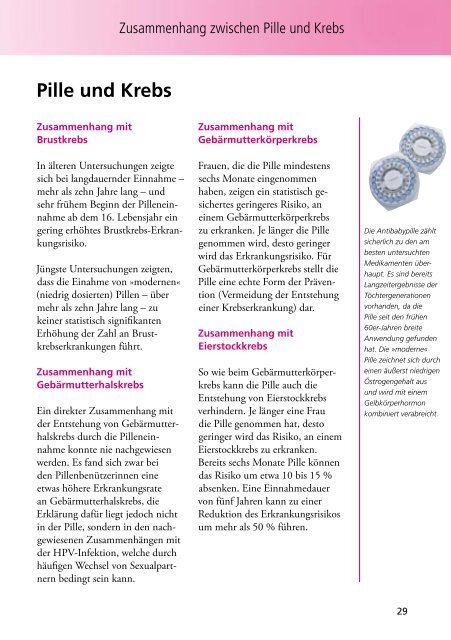 PDF-Download Frauen und Krebs - Österreichische Krebshilfe