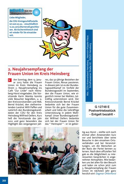 Februar 2013 - CDU Kreisverband Heinsberg