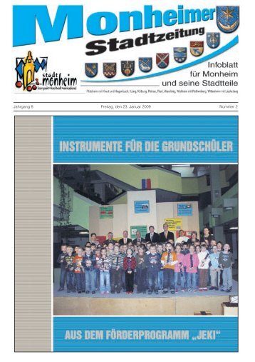 Stadtzeitung Monheim_2009-01-23.pdf - Stadt Monheim