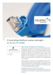 IT-Controlling-Plattform nicetec netinsight – im Einsatz für IZLBW