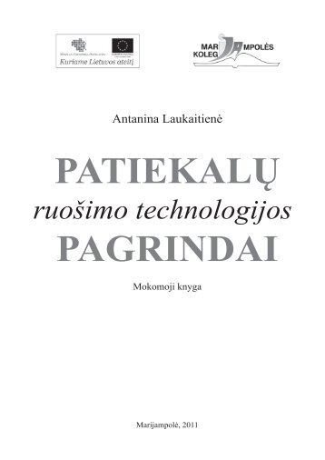 Patiekalų ruošimo technologijos pagrindai - Marijampolės kolegija