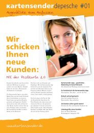 Kartensender, White Label App, Postkartenservice