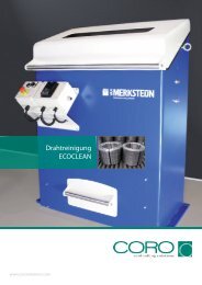 Drahtreinigung ECOCLEAN - CORO Solutions