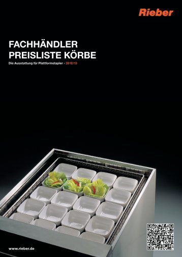 Fachhändler Preisliste Körbe - Rieber GmbH & Co. KG