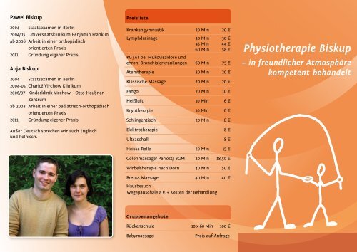 Flyer als pdf laden - Physiotherapie Biskup