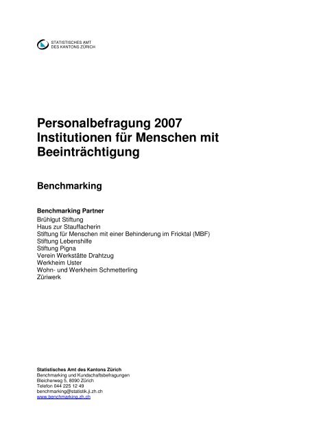 Personalbefragung 2007 (PDF - Statistisches Amt