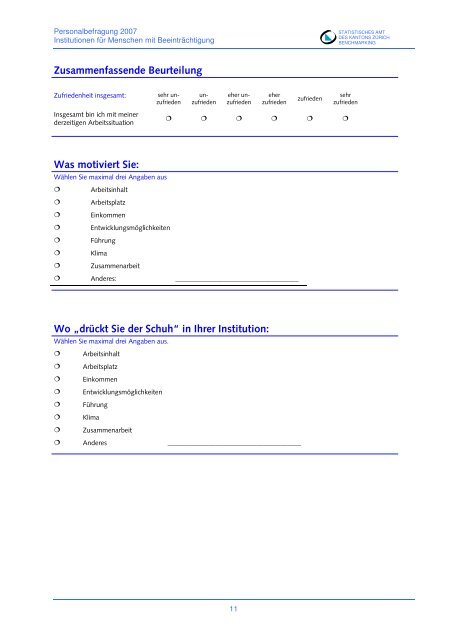 Personalbefragung 2007 (PDF - Statistisches Amt