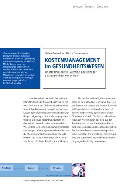 KOSTENMANAGEMENT IM GESUNDHEITSWESEN