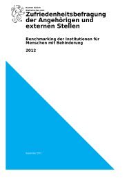 Benchmarkingbericht Angehörige und externe Stellen 2012 (PDF, 1