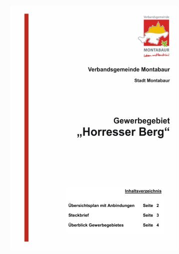 Katalog Gewerbegebiet Horresser Berg.pdf - Stadt Montabaur