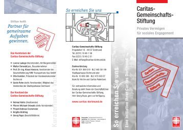 Flyer - Caritas Dortmund