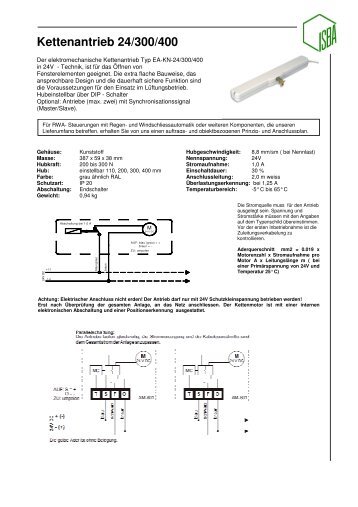 Kettenantrieb 24/300/400 - ISBA AG