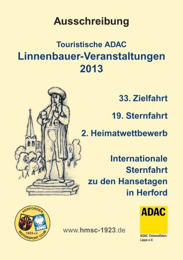 Ausschreibung Linnenbauer-Veranstaltungen 2013 - beim HMSC ...