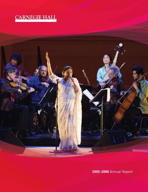 2005–2006 Annual Report - Carnegie Hall