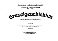 Grusellesebuch - Kinder Lippe