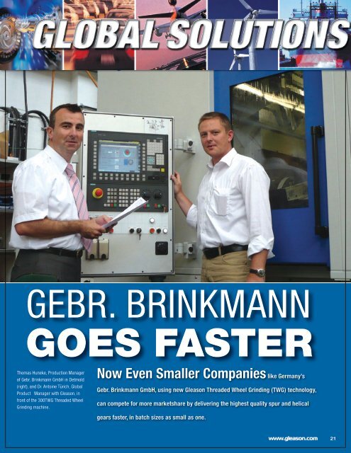 Gerb. Brinkman Goes Faster - Gleason