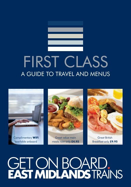 First Class menu (PDF, 1.61MB) - East Midlands Trains