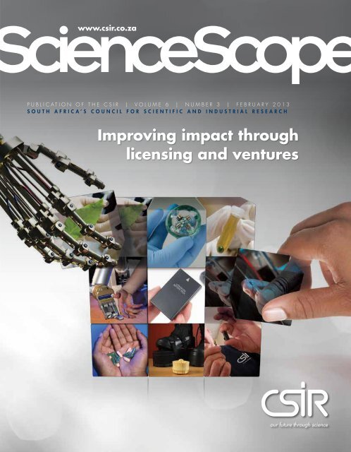 Improving impact through licensing and ventures - CSIR