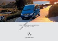 Preisliste Mercedes-Benz Viano Marco Polo, 6/2003