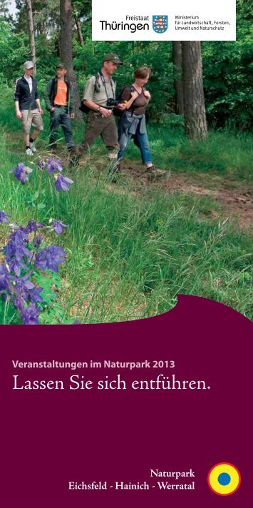 Veranstaltungen (PDF) - Naturpark Eichsfeld-Hainich-Werratal