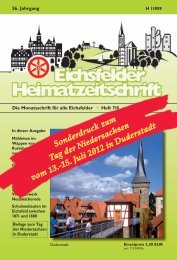 EHZ-Sonderdruck zum Tag der Niedersachsen in Duderstadt