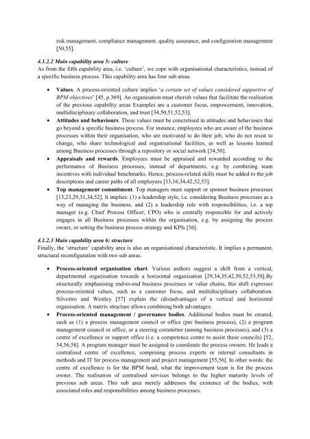 A theoretical framework and classification of capability areas