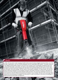 how hilti masters transformation - 360° – The Business ...