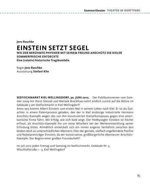 Das Spielzeitheft 2012/2013 als PDF zum ↓ Download - Theater Kiel