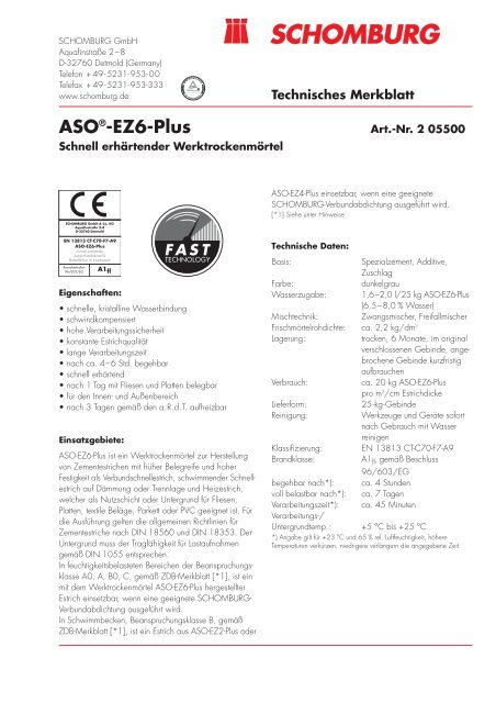 ASO-EZ6-Plus - Schomburg