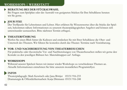 Junges Theater 10|11 - Theater Hameln