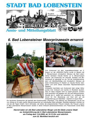 Amtsblatt 17 / 2009 - Bad Lobenstein