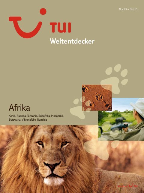 TUI - Weltentdecker: Afrika - Sommer 2010 - TUI.at