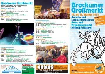 Flyer Brockumer Markt 2012 - VLO