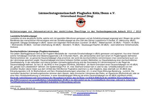 2013-01-25 Erläuterungen zur Jahresstatistik - VG Asbach