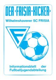 Frisia-Kicker Februar 2013 - WSC Frisia
