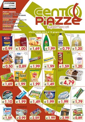 €4,79 - Supermercati Cento Piazze