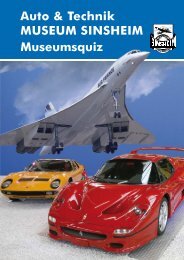 Auto & Technik MUSEUM SINSHEIM Museumsquiz