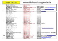 Download - Die Sammler-Agenda** **Die Flohmarkt-Agenda