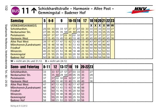 Fahrplan