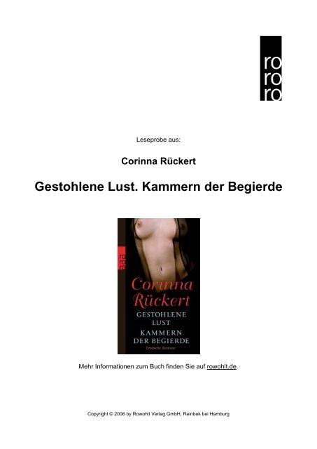 Gestohlene Lust. Kammern der Begierde - Rowohlt