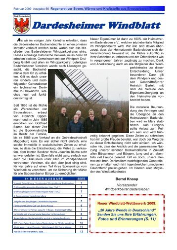 Windblatt56.pdf - Energiepark Druiberg GmbH