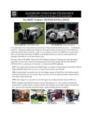 Read More Click Here - Salisbury Concours d'Elegance