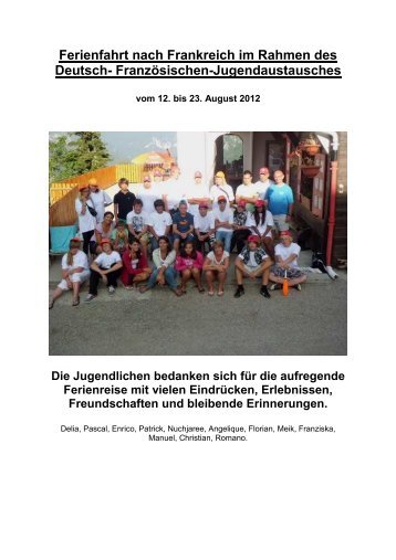 Bericht lesen - AWO Jugendhilfeverbund Südharz