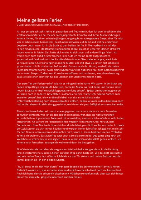 Geschichten fick mich Fick Geschichten