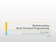 Multithreading Multi-Threaded Programming