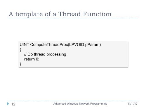 Multithreading Multi-Threaded Programming